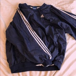 blue adidas team crewneck